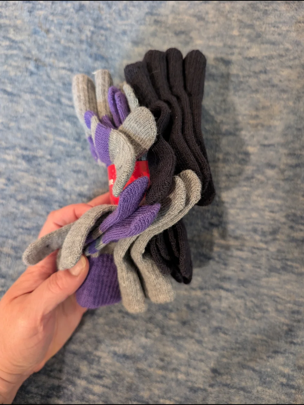 NWT 5 Pack Knit Glove Set — One Size Fits Most